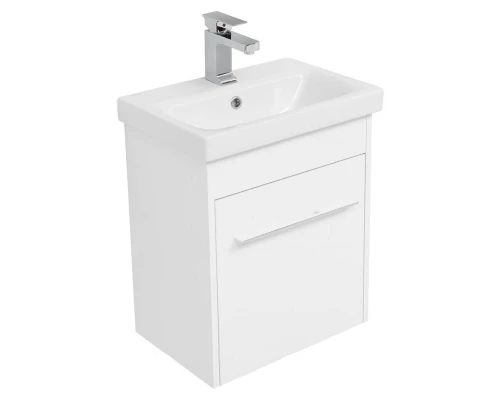 Тумба с раковиной Aquanet Августа 50 (Moduo Slim), белая, 00254069