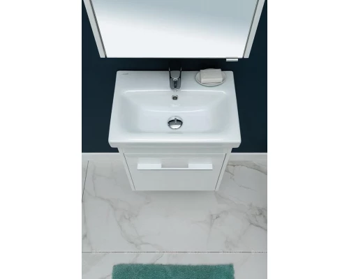 Тумба с раковиной Aquanet Августа 50 (Moduo Slim), белая, 00254069