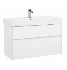 Тумба под раковину Aquanet Бруклин 100 см, белая, 00203961