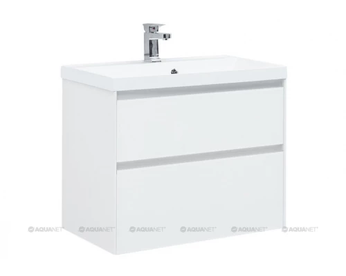 Тумба под раковину Aquanet Гласс 80 00238361, цвет белый