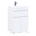 Тумба под раковину Aquanet Токио 58 00237745 (напольная, 1 ящик, 2 дверцы), цвет белый Тумба под раковину Aquanet Токио 58 00237745 (напольная, 1 ящик, 2 дверцы), цвет белый