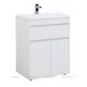 Тумба под раковину Aquanet Токио 68 00237746 (напольная, 1 ящик, 2 дверцы), цвет белый