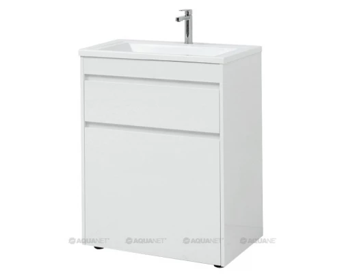 Тумба под раковину Aquanet Токио 68 00239291 (напольная, 1 ящик), цвет белый