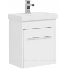 Тумба с раковиной Aquanet Августа 50 (Moduo Slim), белая, 00254069