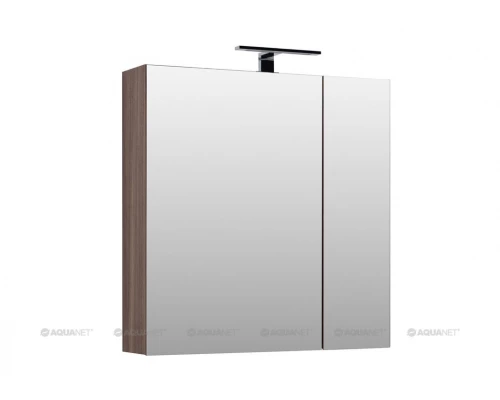 Зеркальный шкаф Aquanet Нью-Йорк 85см, орех, 00203954
