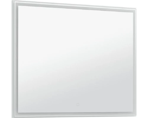 Зеркало Aquanet Nova Lite 100, 242622, с подсветкой, цвет рамки белый глянец