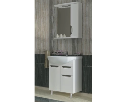 Зеркало-шкаф АСБ-Мебель Мессина 60, правый