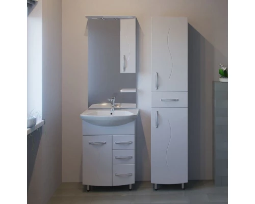 Тумба под раковину АСБ-мебель Грета 60 см, белая, 9938