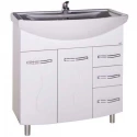 Тумба с раковиной АСБ-Мебель Грета 80, напольная Тумба с раковиной АСБ-Мебель Грета 80, напольная