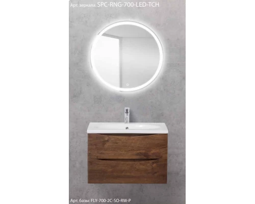 Зеркало BelBagno SPC-RNG-700-LED-TCH 70 x 70 см со встроенным светильником и сенсорным выключателем