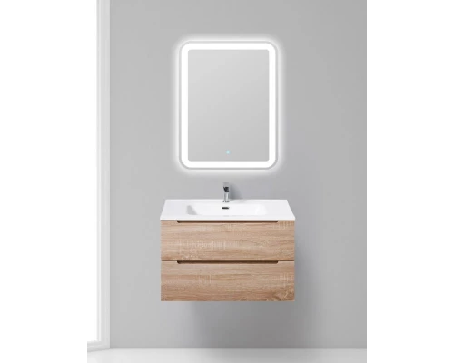 Тумба под раковину BelBagno Etna-800-2C-SO-WO-P 80 см подвесная, цвет белый дуб (rovere bianco)