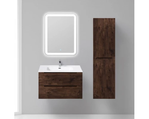 Тумба под раковину BelBagno Etna-800-2C-SO-RW-P 80 см подвесная, цвет темный дуб (rovere moro)