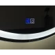 Зеркало BelBagno SPC-RNG-700-LED-TCH-PHONE 70 см со встроенным светильником, сенсорным выключателем, блютуз-модулем, микрофоном и динамиками