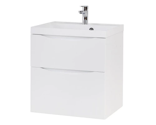 Тумба под раковину BelBagno Marino 60 см, Bianco Lucido - белый глянец, MARINO-H60-600-2C-SO-BL-P