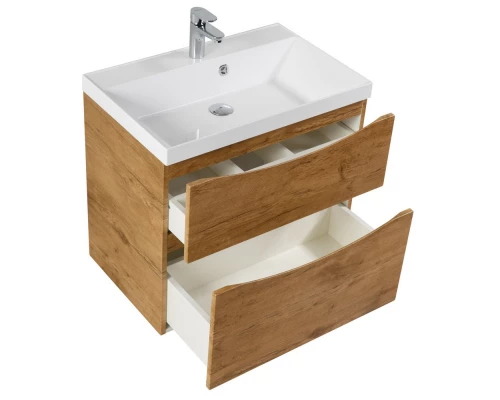 Тумба под раковину BelBagno Marino 80 см, Rovere Nature - натуральный дуб, MARINO-H60-800-2C-SO-RN-P