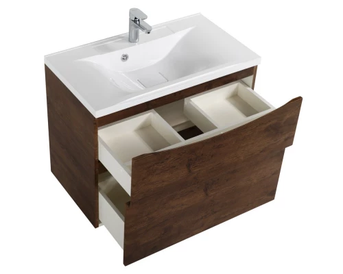 Тумба под раковину BelBagno Marino 90 см, Rovere Moro - коричневый дуб, MARINO-H60-900-2C-SO-RW-P