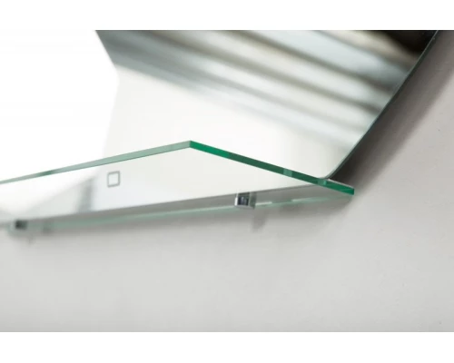 Зеркало BelBagno 90 x 90 см со встроенным светильником, сенсорным выключателем и полкой, SPC-RNG-900-LED-TCH-MENS