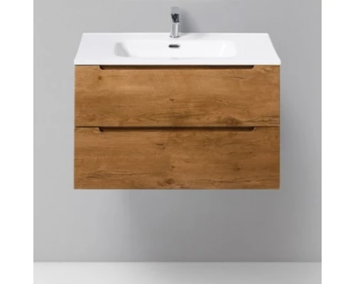 Тумба под раковину BelBagno Etna-800-2C-SO-RN-P 80 см подвесная, цвет натуральный дуб (rovere nature)