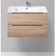 Тумба под раковину BelBagno Etna-800-2C-SO-WO-P 80 см подвесная, цвет белый дуб (rovere bianco)