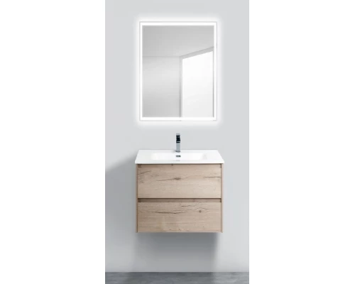 Тумба под раковину BelBagno Kraft, 60 см, Rovere Galifax Bianco, бежевая, KRAFT-600-2C-SO-RGB