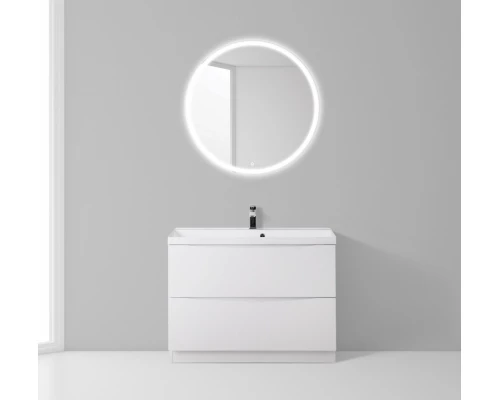 Тумба под раковину BelBagno Marino MARINO-800-2C-PIA-BL-P, 80 х 45 х 80 см, Bianco Lucido - белый глянец