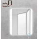 Зеркало BelBagno SPC-CEZ-700-600-LED-TCH 70 x 60 см со встроенным светильником и сенсорным выключателем