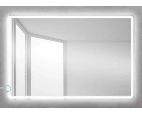 Зеркало BelBagno SPC-MAR-1200-800-LED-BTN 120 x 80 см со встроенным светильником и кнопочным выключателем