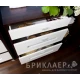 Комод Бриклаер Бали 71, белый/венге