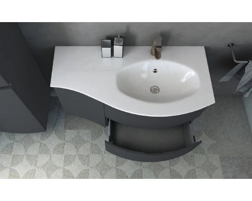 Тумба под раковину Cezares Vague 54834 69 см подвесная, цвет rovere tabacco