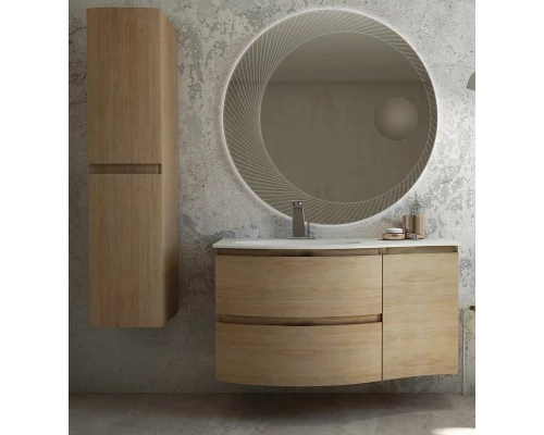 Шкафчик Cezares Vague 54836/54835 34 см подвесной, цвет rovere tabacco