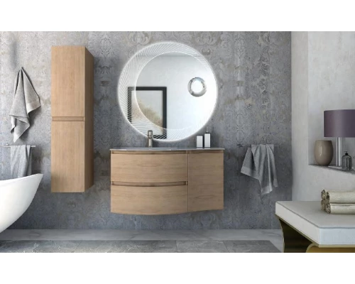 Шкафчик Cezares Vague 54836/54835 34 см подвесной, цвет rovere tabacco