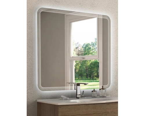 Зеркало Cezares 54352 100x90 см настенное с подсветкой