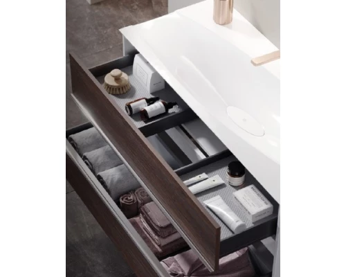 Тумба под раковину Clarberg Evolution 120 EV0112CD, цвет - белый/крафт темный