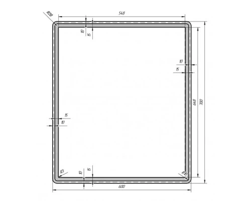 Зеркало Dreja Tiny LED 60