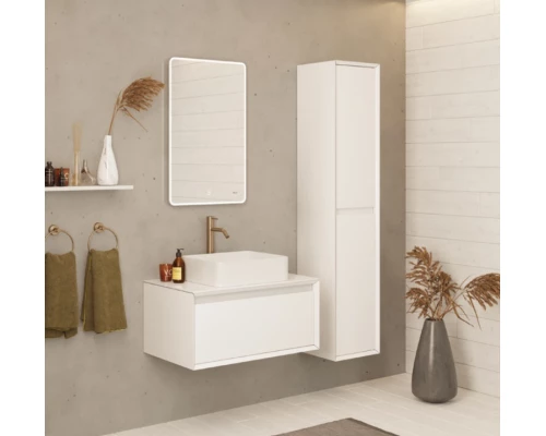 Тумба под раковину Dreja Insight 80 см, 99.9200, белый глянцевый