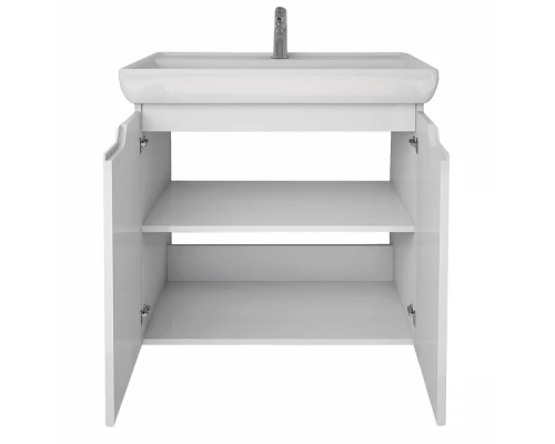 Тумба под раковину Dreja Q Plus (D) 70, белый глянец, 99.1005