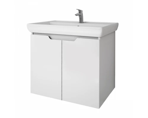 Тумба под раковину Dreja Q Plus (D) 70, белый глянец, 99.1005