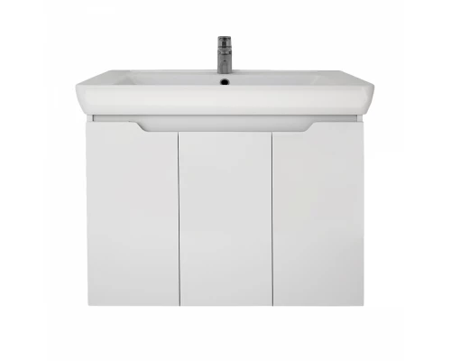 Тумба под раковину Dreja Q Plus (D) 80, белый глянец, 99.1006