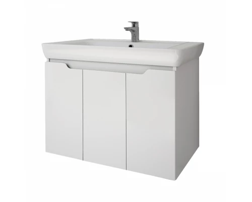 Тумба под раковину Dreja Q Plus (D) 80, белый глянец, 99.1006