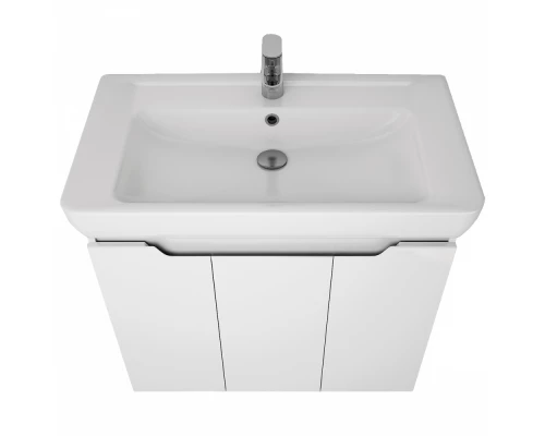 Тумба под раковину Dreja Q Plus (D) 80, белый глянец, 99.1006