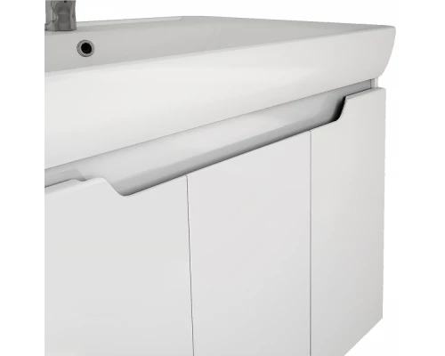 Тумба под раковину Dreja Q Plus (D) 80, белый глянец, 99.1003