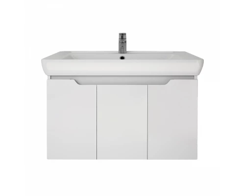 Тумба под раковину Dreja Q Plus (D) 80, белый глянец, 99.1003