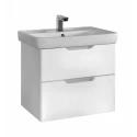 Тумба под раковину Dreja Q 55, белый лак Тумба под раковину Dreja Q 55, белый лак