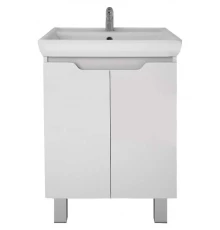 Тумба под раковину Dreja Q Plus (D) 55, белый глянец, 99.1008