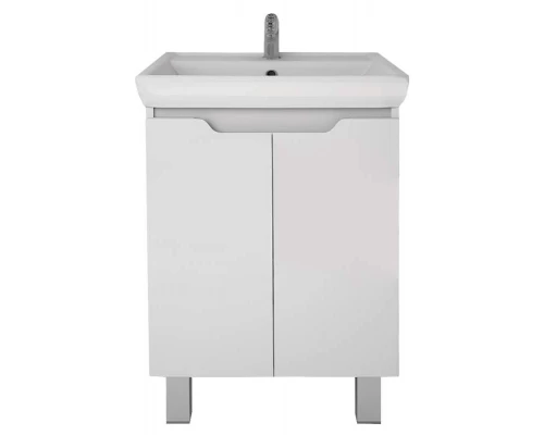 Тумба под раковину Dreja Q Plus (D) 55, белый глянец, 99.1008