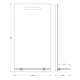 Зеркало с полочкой и LED-светильником Evoform Ledline-S BY 2151 40х75 см