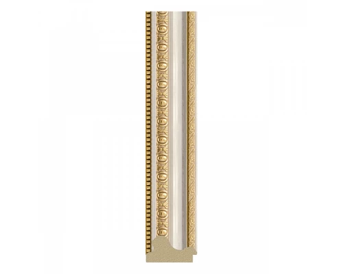 Зеркало в багетной раме Evoform Definite BY 0797 55 x 75 см, золотые бусы на серебре