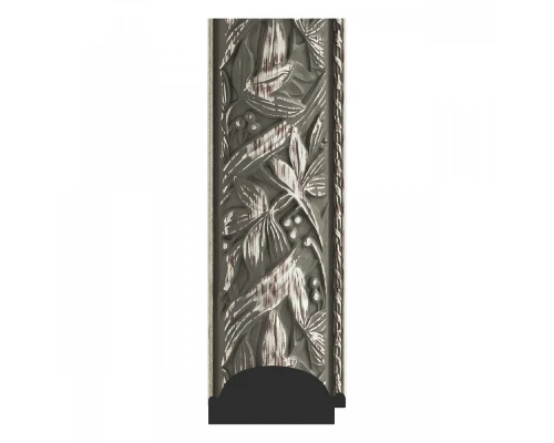 Зеркало в багетной раме Evoform Exclusive BY 3468 79 x 109 см, византия серебро