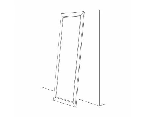 Зеркало в багетной раме Evoform Exclusive Floor BY 6164 114 x 203 см, византия золото