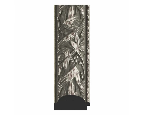 Зеркало в багетной раме Evoform Exclusive Floor BY 6165 114 x 203 см, византия серебро